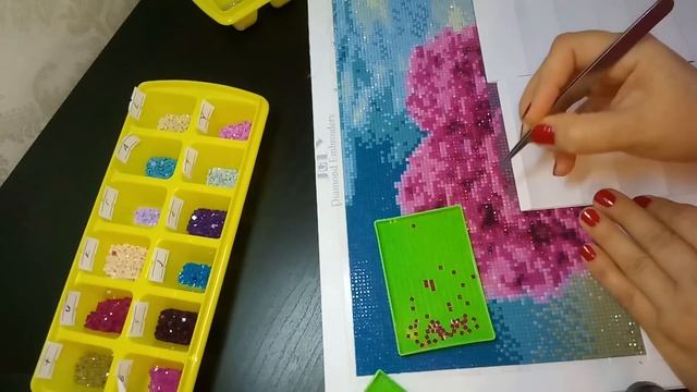 Алмазная вышивка. Процесс и организация. смотреть онлайн