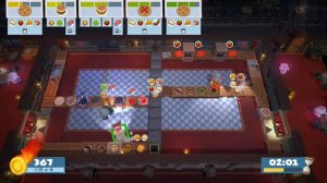 Overcooked! All You Can Eat 4-4 3 stars,4 PLAYERS