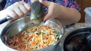 КВАШЕНЫЕ БАКЛАЖАНЫ.  Фаршированные капустой и морковью.???