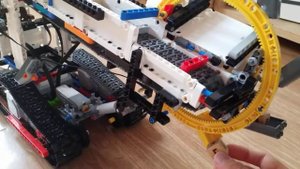 лего роторный экскаватор. огромная самоделка !!!