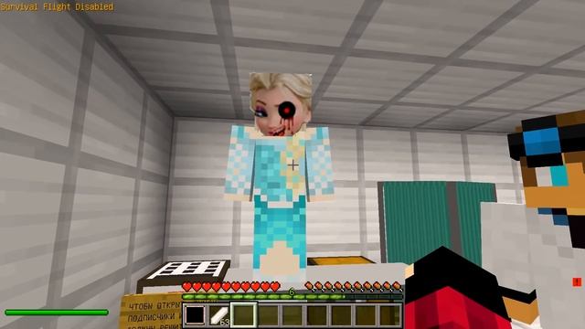 ДОБРАЯ ЭЛЬЗА ПРЕВРАЩАЕТСЯ В EXE МОНСТРА МУТАНТА В МАЙНКРАФТ SCP 6789 SIREN HEAD СИРЕНОГОЛОВЫЙ 100% смотреть онлайн