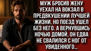 Муж уехал, пропустив поезд к лучшей жизни. Вернувшись, увидел то, чего не ожидал...