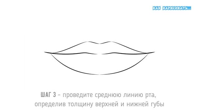 Как нарисовать аниме губы (легко). Уроки рисования для начинающих мангаки смотреть онлайн
