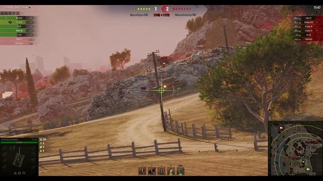 Pz.Kpfw. S35 739 (f). Премиальный СТ (Германия). Карта Рудники. №-2 смотреть онлайн