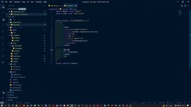 NextJS  - 3 (Master Page & Layout)