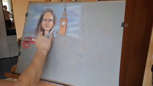 Шарж за 1 минуту.