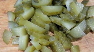 Салат с куриными сердечками