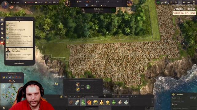 Haciendák és Felhőkarcolók Anno 1800 Seasons of Silver Összes DLC, 3 hard AI #29. rész | Kadam смотреть онлайн