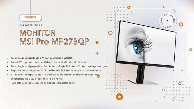 MSI Pro MP273QP 27″ LED IPS WQHD 75Hz | Análisis y características del monitor смотреть онлайн