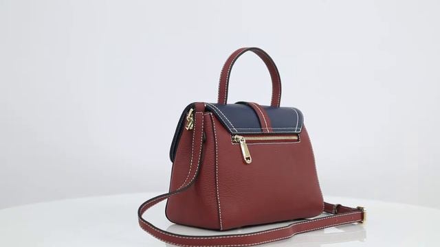 СУМКА ИЗ НАТУРАЛЬНОЙ КОЖИ 012856, ЦВЕТ БОРДОВЫЙ смотреть онлайн