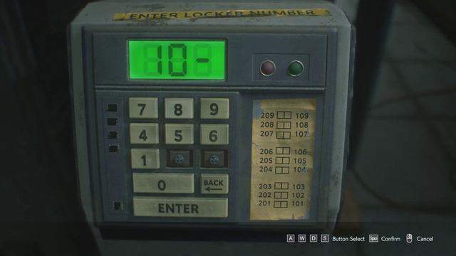 Enter Locker Number Resident Evil 3 Safety Deposit Room