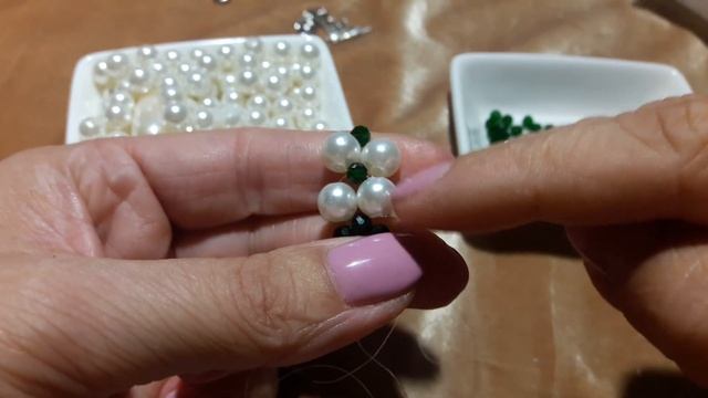 Necklace. Колье из жемчуга.