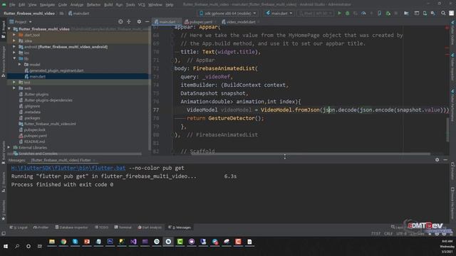 Flutter Tutorial - Multiple Video Firebase