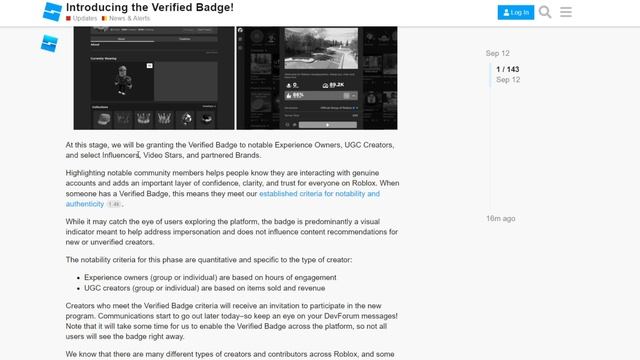 NEW Roblox Verification Badge Update смотреть онлайн