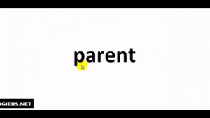 Как произносится  # parent