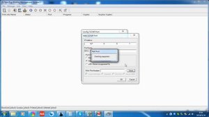 How to add print port in Maintop