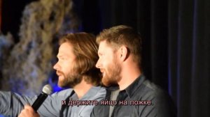 Раздражаем оператора мастер-класс от Винчестеров - кон в Фениксе 2016 Джаред Падалеки и Дженсен Экл