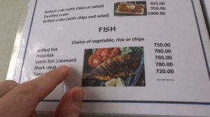 Обзор меню в кафе на пляже Хиккадува. Цены, что попробовать в ресторане на берегу моря?