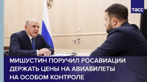Мишустин поручил Росавиации держать цены на авиабилеты на особом контроле
