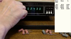 В7-38 - измерение высокоточных резисторов и проверка калибровки в точке 10 вольт.