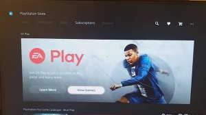 Каталог игр EA Play на PS5