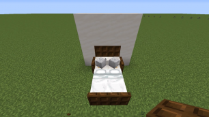 Как сделать декор кровати в Майнкрафт | Minecraft постройки
