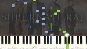 Kansas - Carry On My Wayward Son (Supernatural) PIANO TUTORIAL || SHEET & MIDI