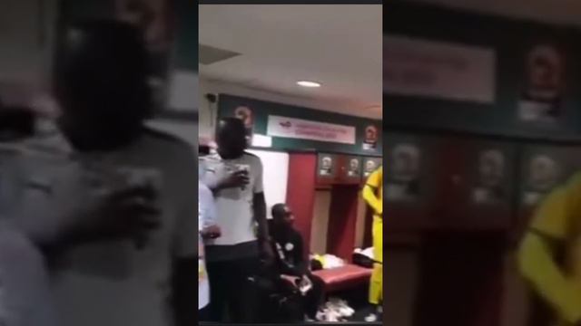 Discours de Abdou Diallo dans le vestiaire après le match contre la guinee "On a encore rien fait"