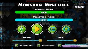 Полное прохождение нового МОНСТР ГАУНТЛЕТА Geometry Dash