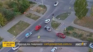 ДТП (авария г. Волжский) пр. Дружбы - ул. 40 лет Победы 27-08-2024 18-28