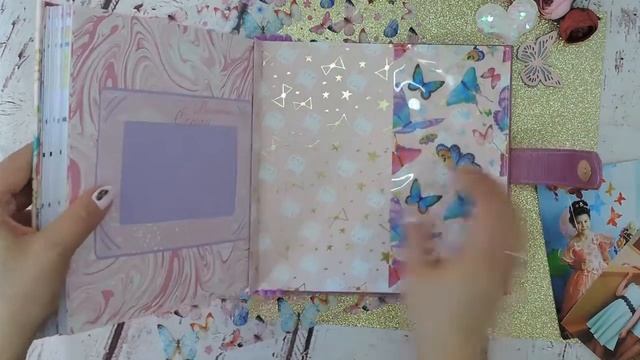 Обзор Альбома для девочки Адемы. И другие мои работы. #Скрапбукинг. смотреть онлайн