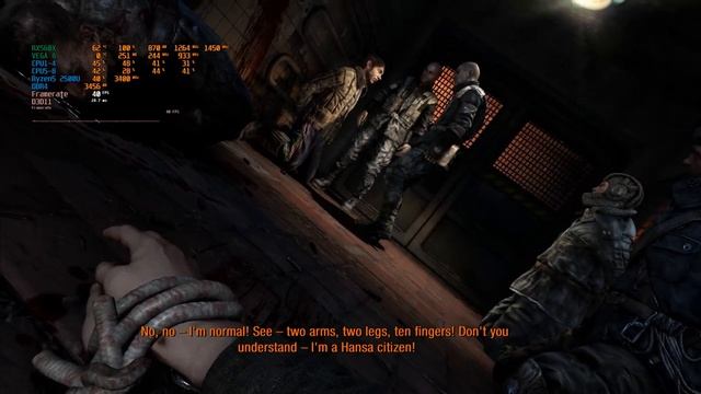 Acer Nitro 5 Ryzen 5 2500U RX560X Metro Last Light Redux Ultra Setting смотреть онлайн