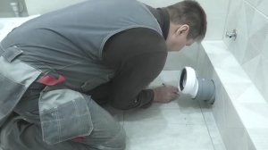 Установка унитаза