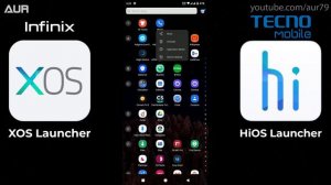XOS Launcher VS HiOS Launcher | Which one is Better Launcher? | Differences and Similarities | 2020