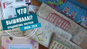 2. Что вышивала крестиком?Покупки и процессы , июнь 2024