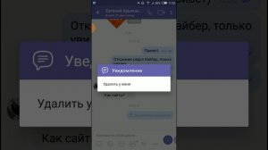 Как удалить сообщение в Вайбере (Viber) для всех участников чата или только у себя