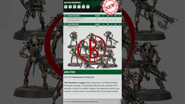 Necron Warrior Rules | Necrons Warhammer 40k 10th Edition