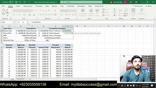 Exp19_Excel_Ch07_ML2_Finances | Excel Chapter 7 Mid-Level 2 – Finances