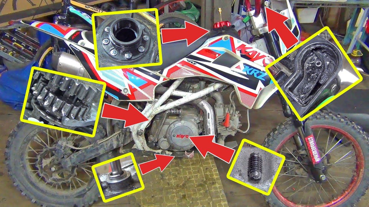 Ремонт пит байка KAYO смотреть онлайн