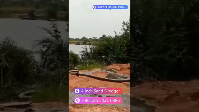 4 Inch Sand Dredger in Ghana, River Sand Dredging for Buildings, to replace the shovels