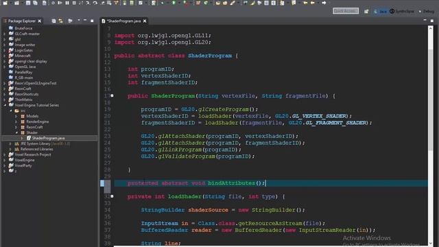 Java Voxel Engine Tutorial 3 - Programming Shaders смотреть онлайн