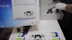 PS4 Распаковка Playstation 4 White Unboxing Российская версия