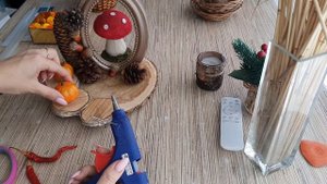 Попробуйте и Вы! Осенняя поделка из природного материала в детский сад, школу. autumn crafts.
