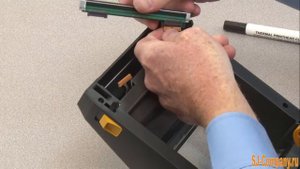 Замена печатающей головки для прямой термопечати