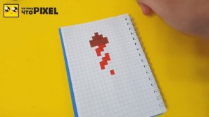 САЛЮТ ИЗ МАЙНКРАФТ  рисуем по клеточкам (minecraft firework)PIXEL ART