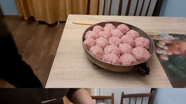 ПРАЗДНИЧНОЕ ЭКСПРЕСС МЕНЮ - часть вторая: мясные тефтели на капустной подушке под майонезом