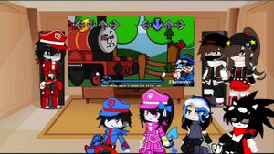 CHARACTERS REACT TO THOMAS RAILWAY SHOWDOWN PART(2)
