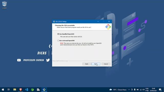 CURSO COMPLETO de Git e GitHub - Instalando o GIT no Windows смотреть онлайн