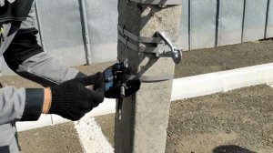 Арматура для крепления провода СИП на опоре. Кронштейн анкерный СА 25.