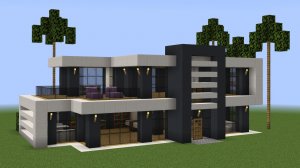 Майнкрафт - Как построить современный дом 59. Minecraft